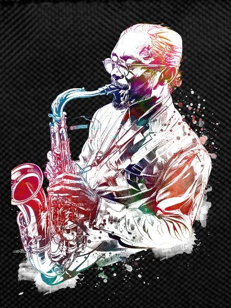 Saxophone music art