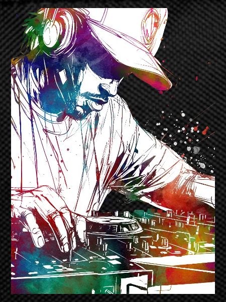 DJ music console