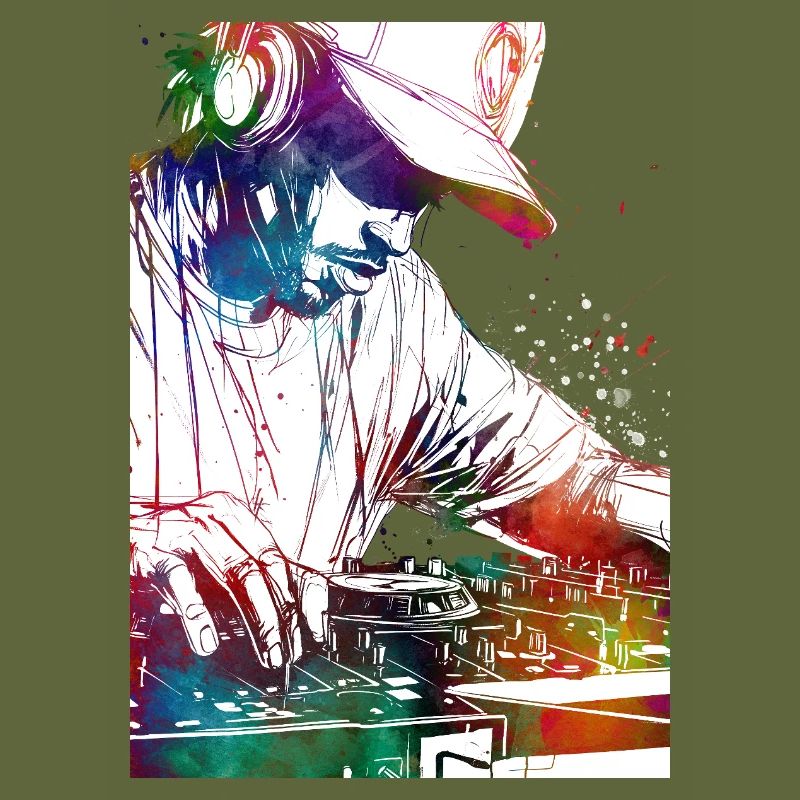 DJ music console
