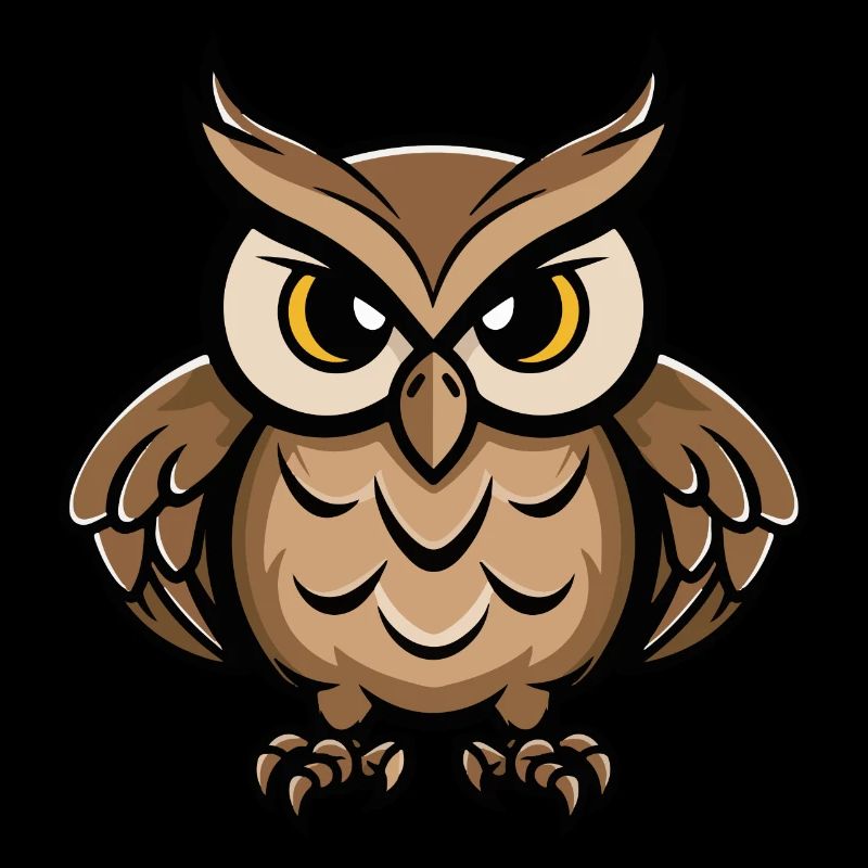 Bande dessinée hibou