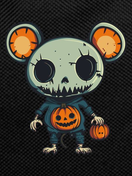 Mouse Halloween Comic Funny