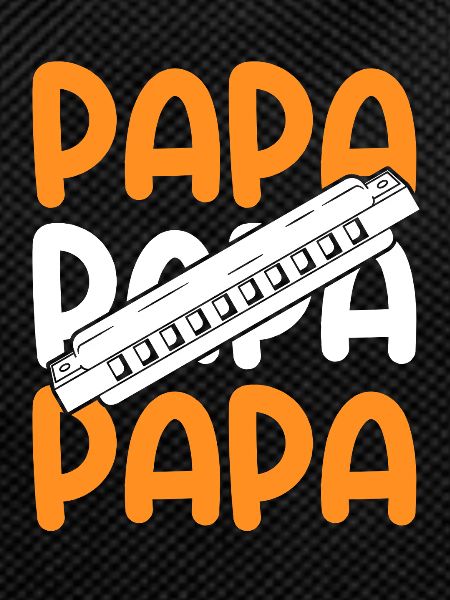 Harmonica Dad Father Harmonica
