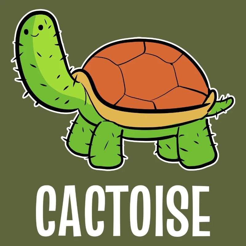 Cactoise animal and cactus lovers gift