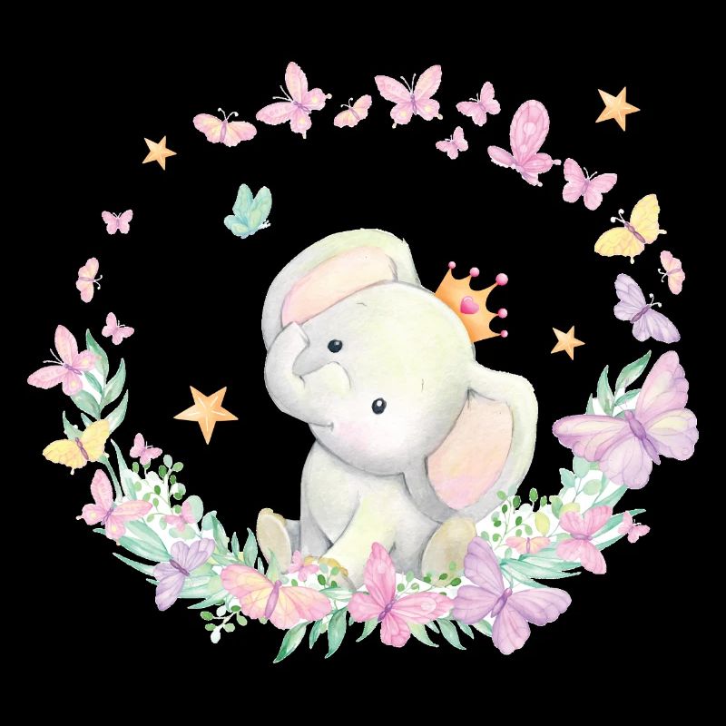 Doux éléphant bébé