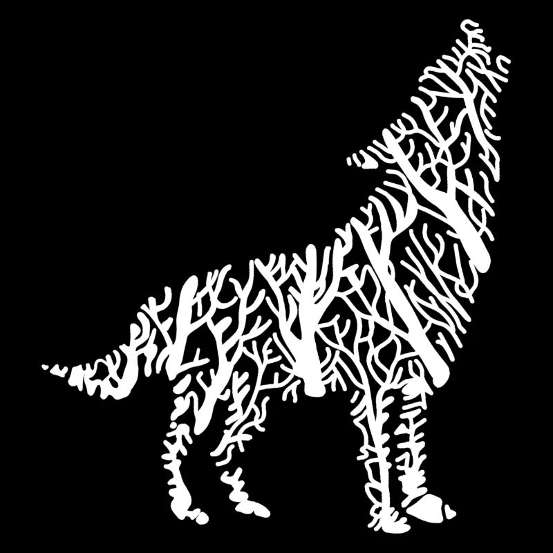 Wolf Bäume Heulen