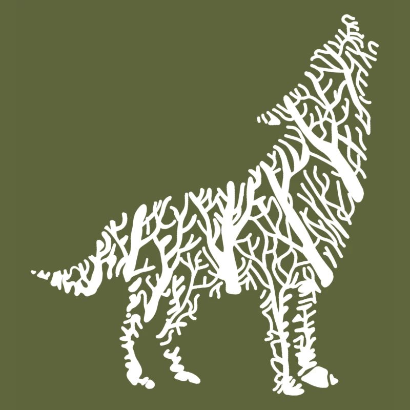 Wolf trees howling