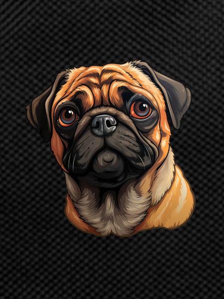 Pug Portrait