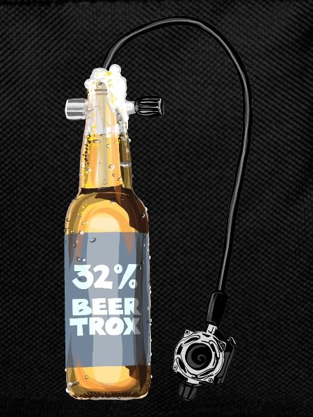 Beertrox, diving tank