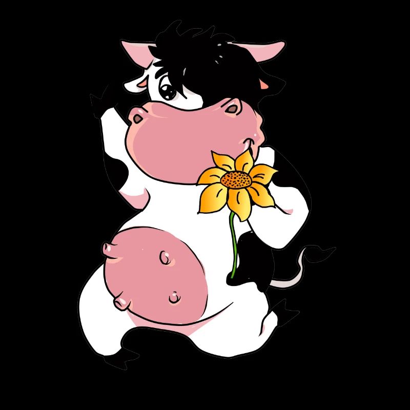 vache, fleur, vaches, boeuf, bovins, bovins de boucherie