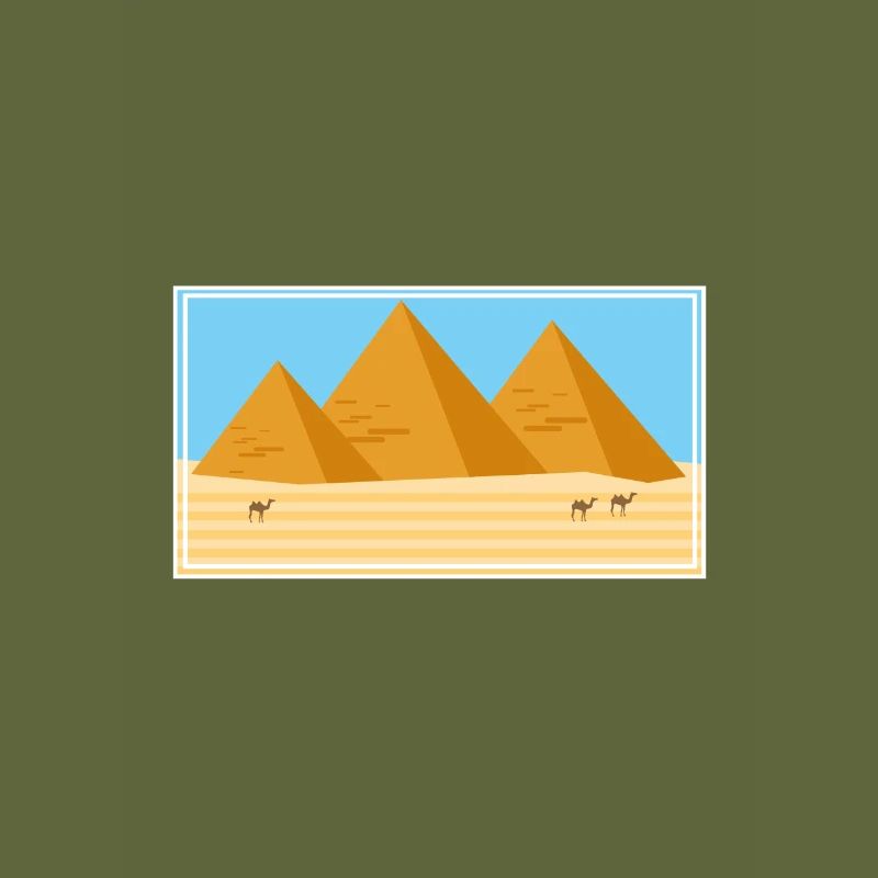 Egypt pyramids keepsake gift idea