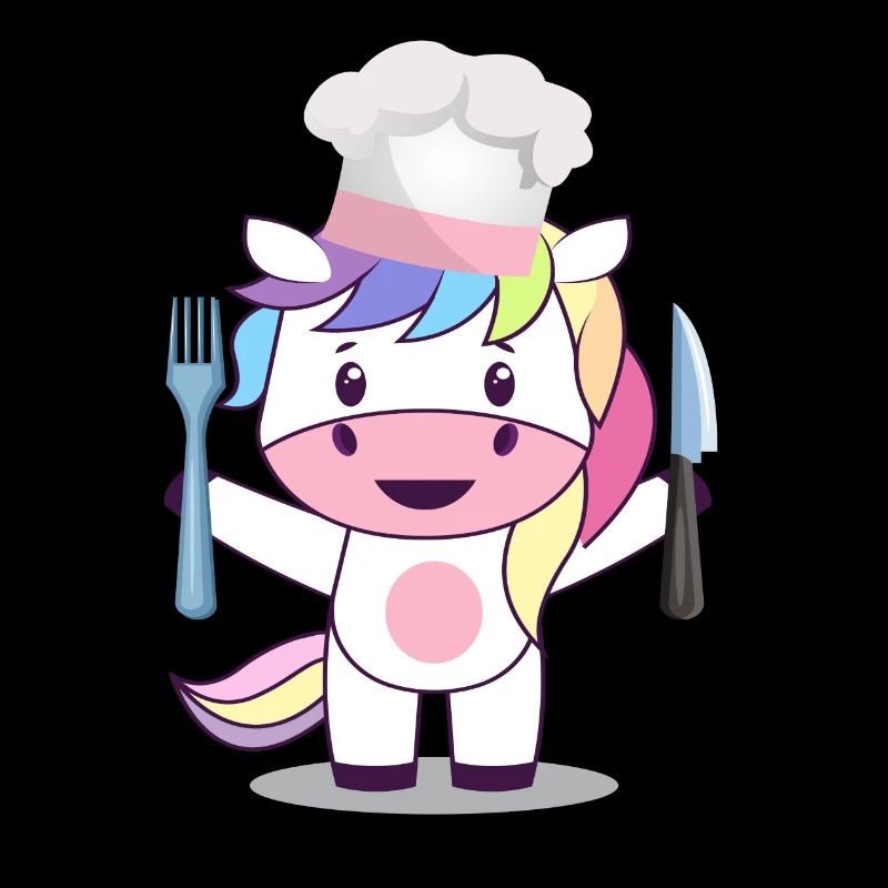 Einhorn Regenbogen Koch Geschenk Unicorn