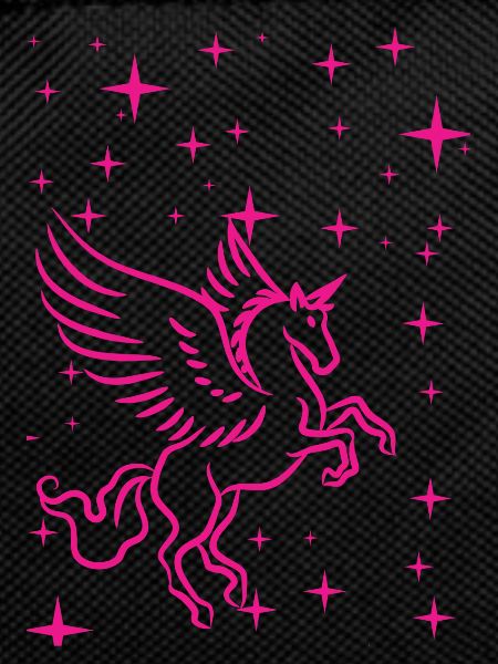 Pegasus in pink