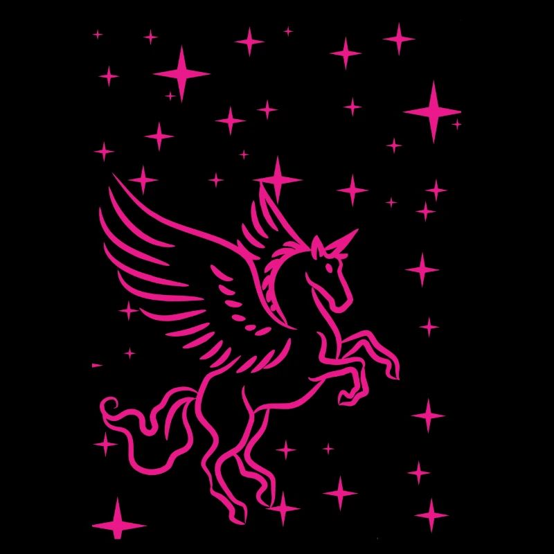 Pegasus in pink