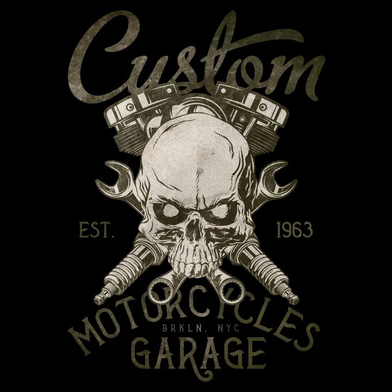 custom motorcycles garage