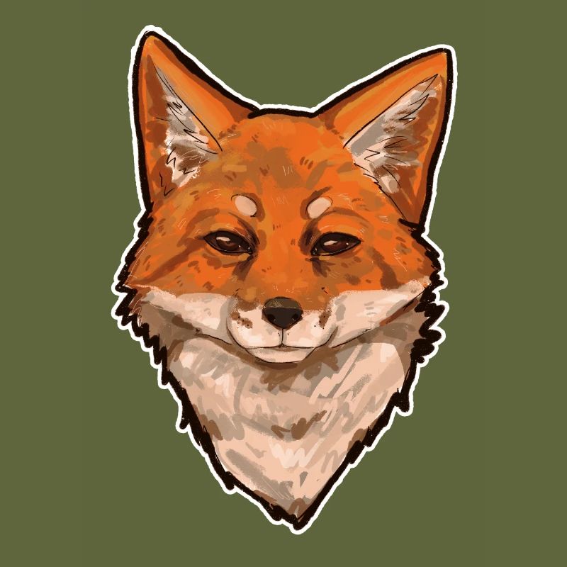Fox head Foxhead Foxdrawing Art