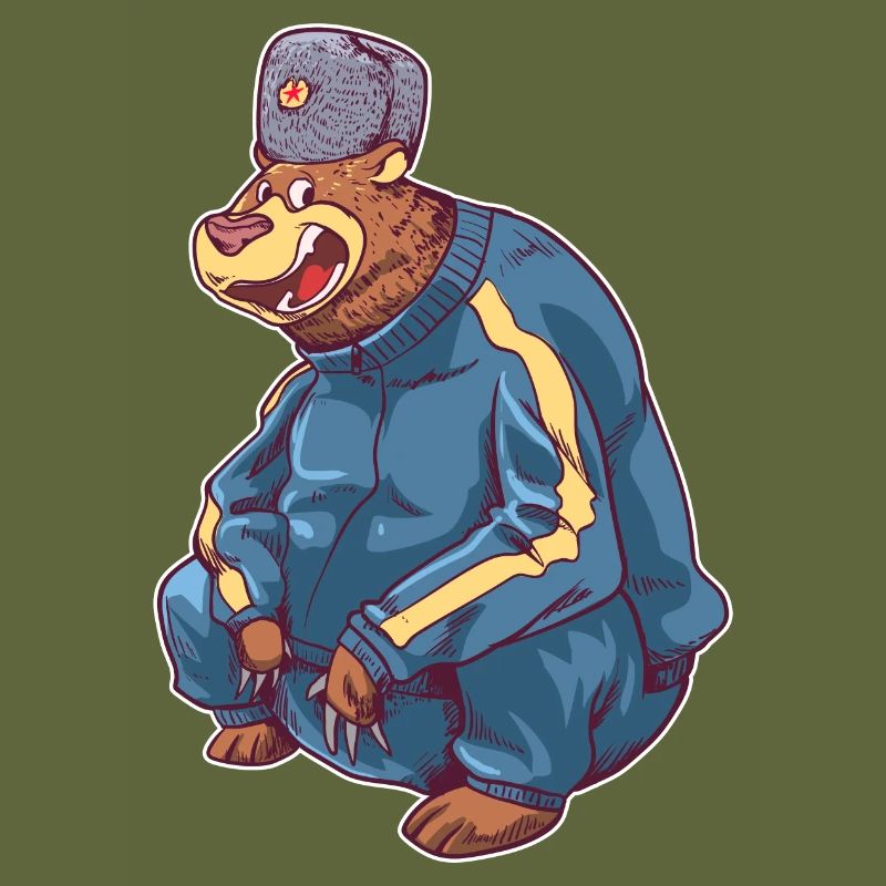 Bear makes the Russian stool gift for a