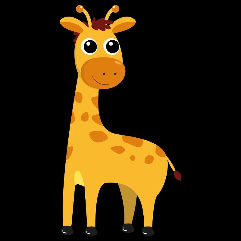 Giraffe Giraffenhals Kinder Mädchen Comic Tiere