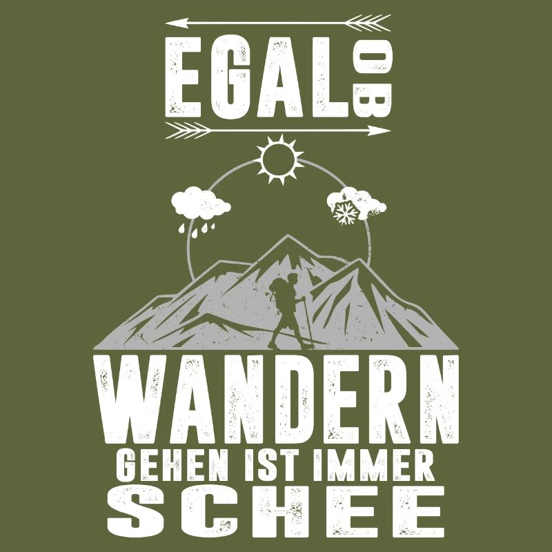 Egal ob Sonne Regen oder Schnee - Wandern