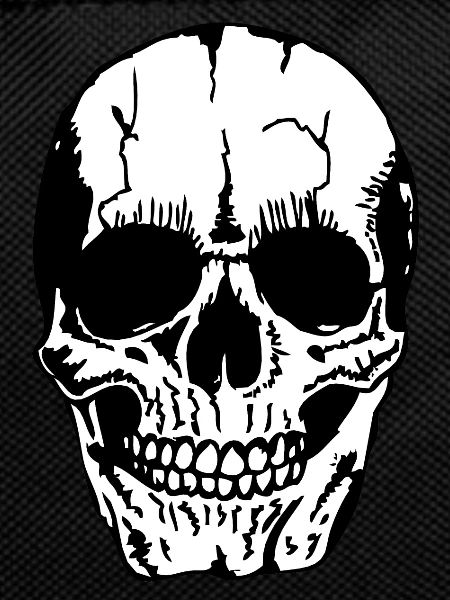 head of death skull halloween