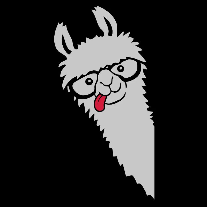 Nerd Horn Glasses Lama