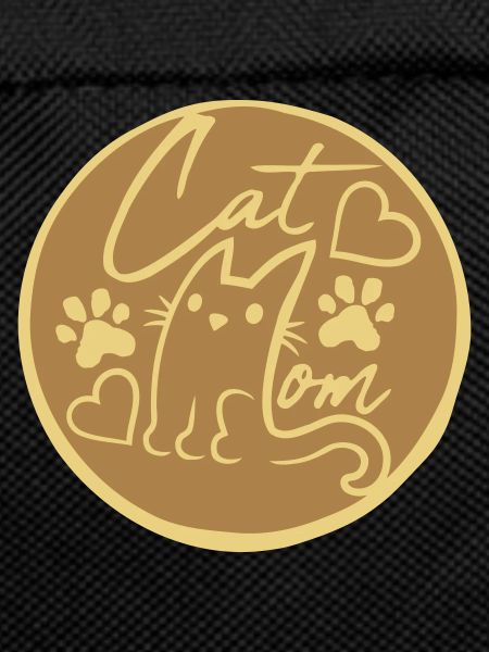 Rundes Logo Cat Mom