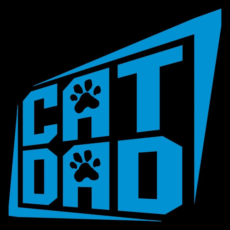 Cat Dad Logo Design