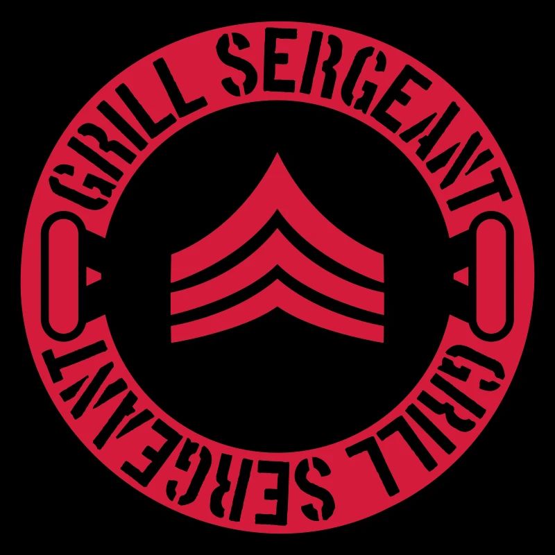 Barbecue Grill Sergeant Stamp