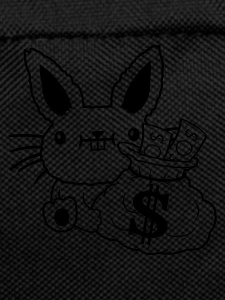Money bag rich Easter banknotes