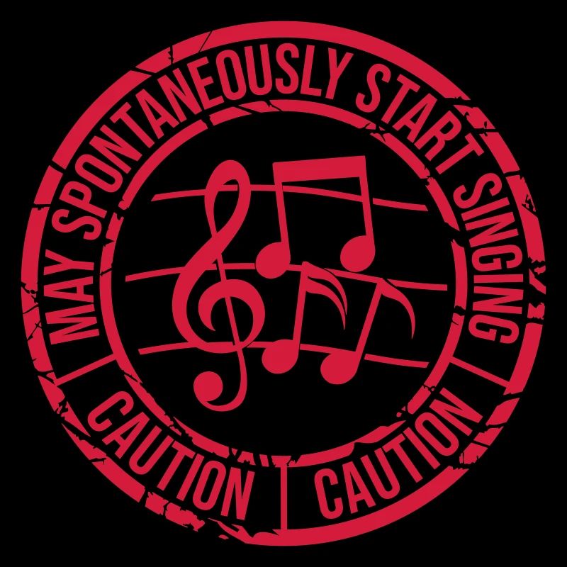 may spontaneously start singing