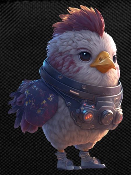 Poulet fou