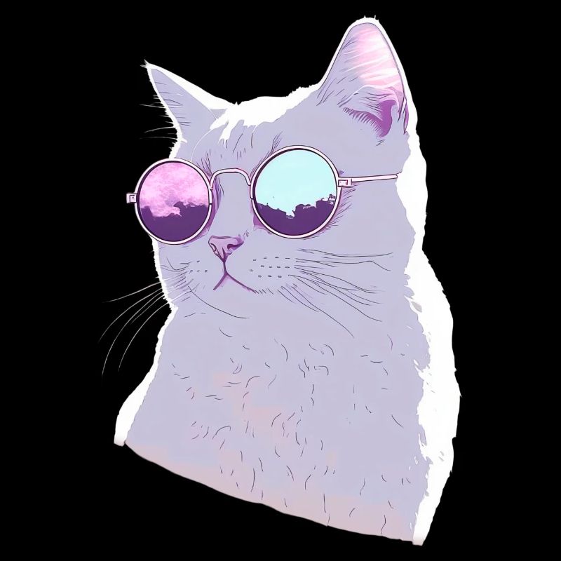 Chat avec lunette de soleil