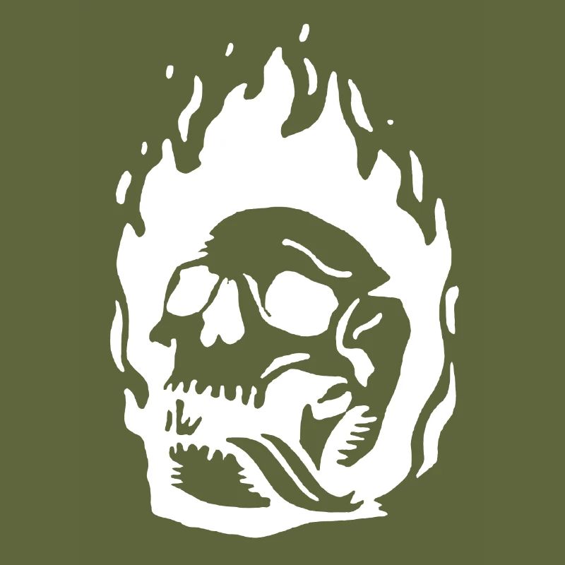Burning Skull