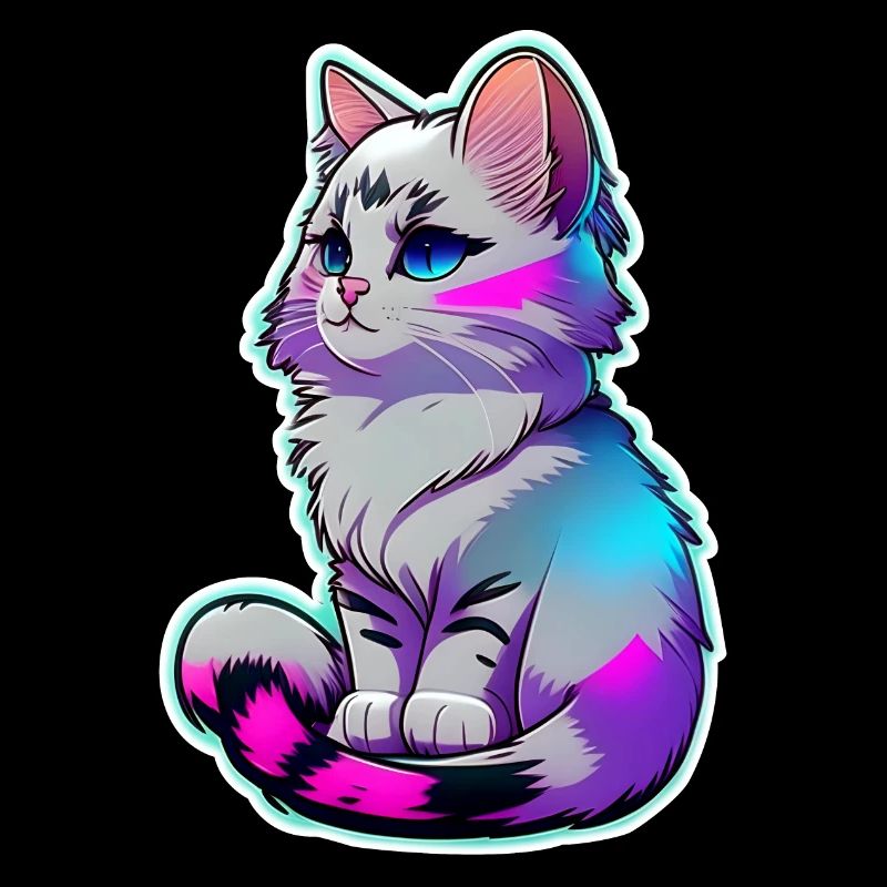 mignon petit chat gris