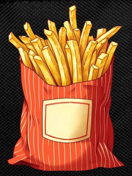 French fries bag