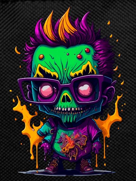 Bunter cooler Zombie