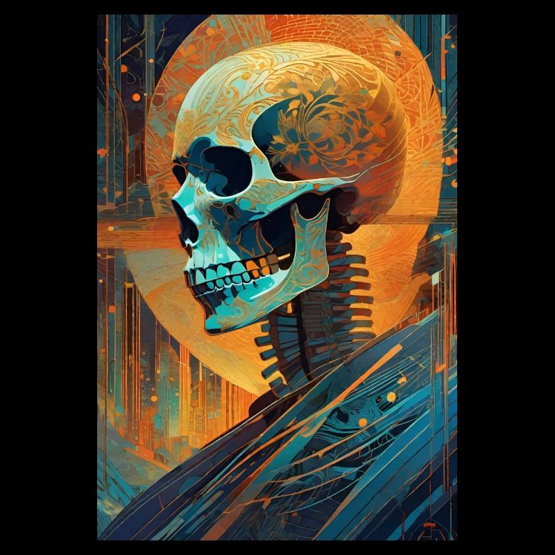 Futuristic skeleton