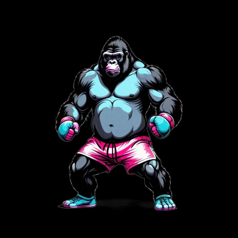 Boxe Boxeur Gorille