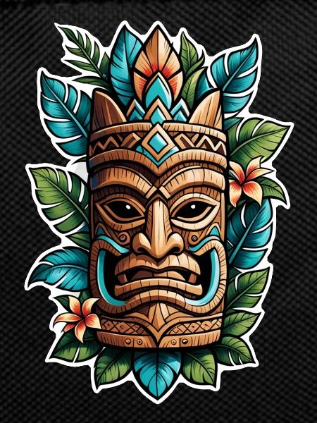 Tiki Beach - Polynesia Statue