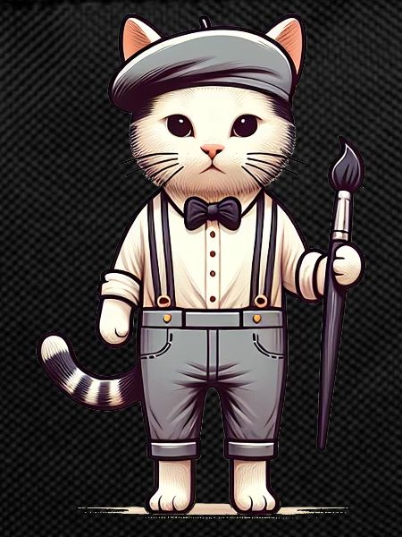 Cute Cat Artist
