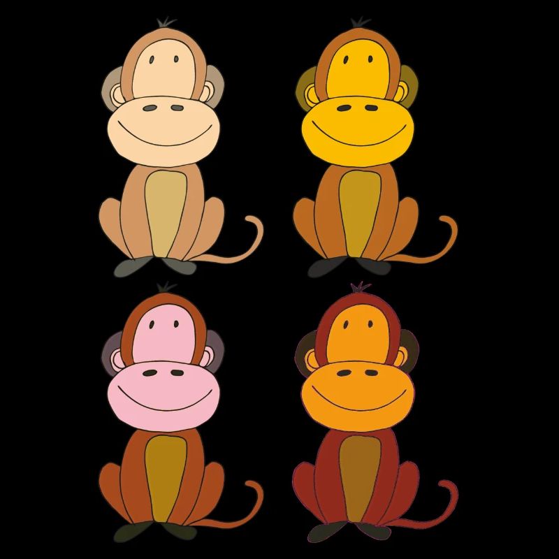 monkeys quadruplets funny