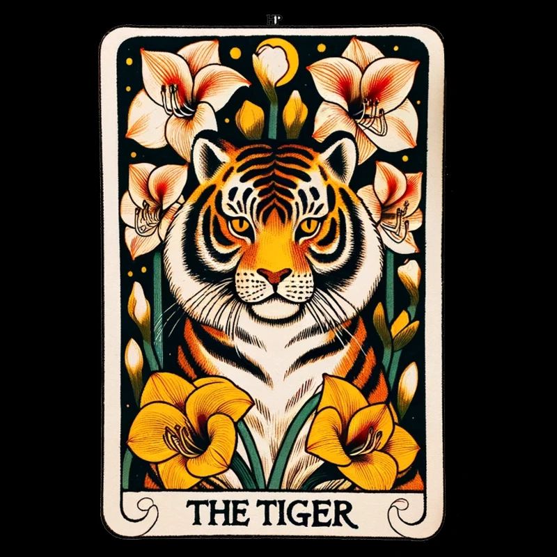 The Tiger Tarot Card