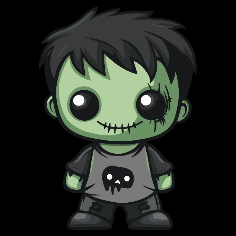 Zombie Halloween Comic