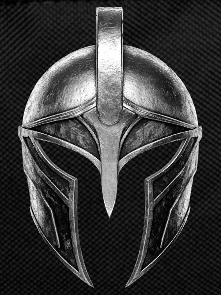 Spartan Helmet Symbol Iron