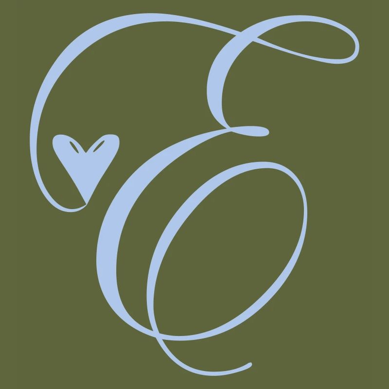 Monogramme E Cœur Vigne