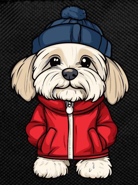 Havanese Dog Stylish