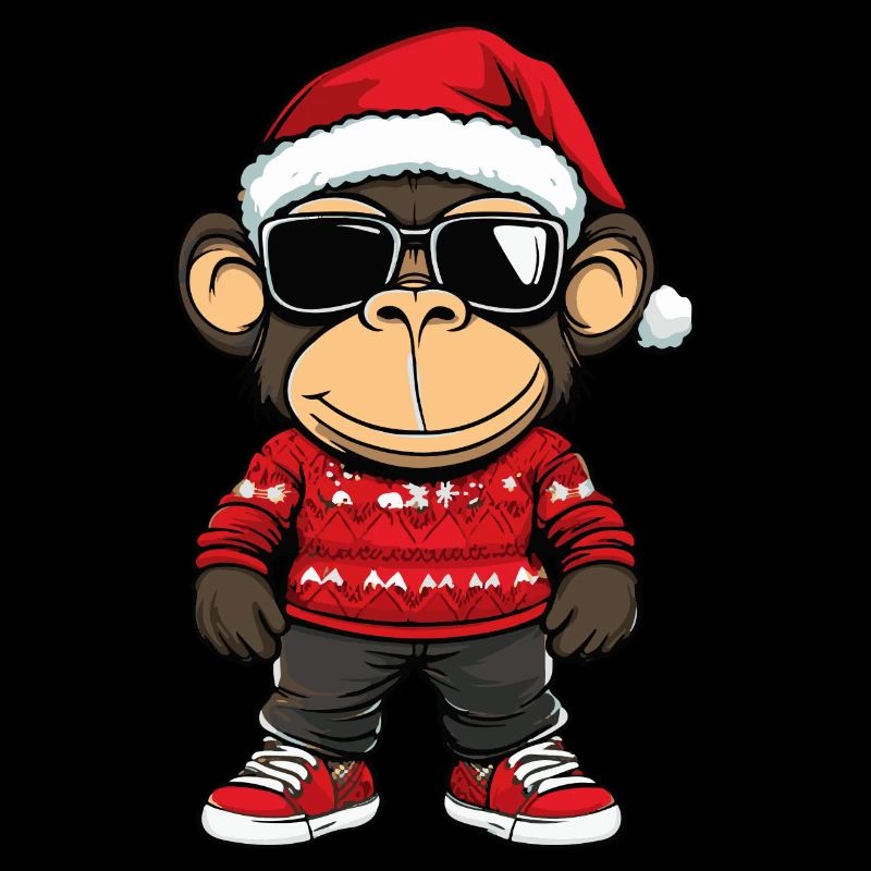 Singe Noël Moche Noël