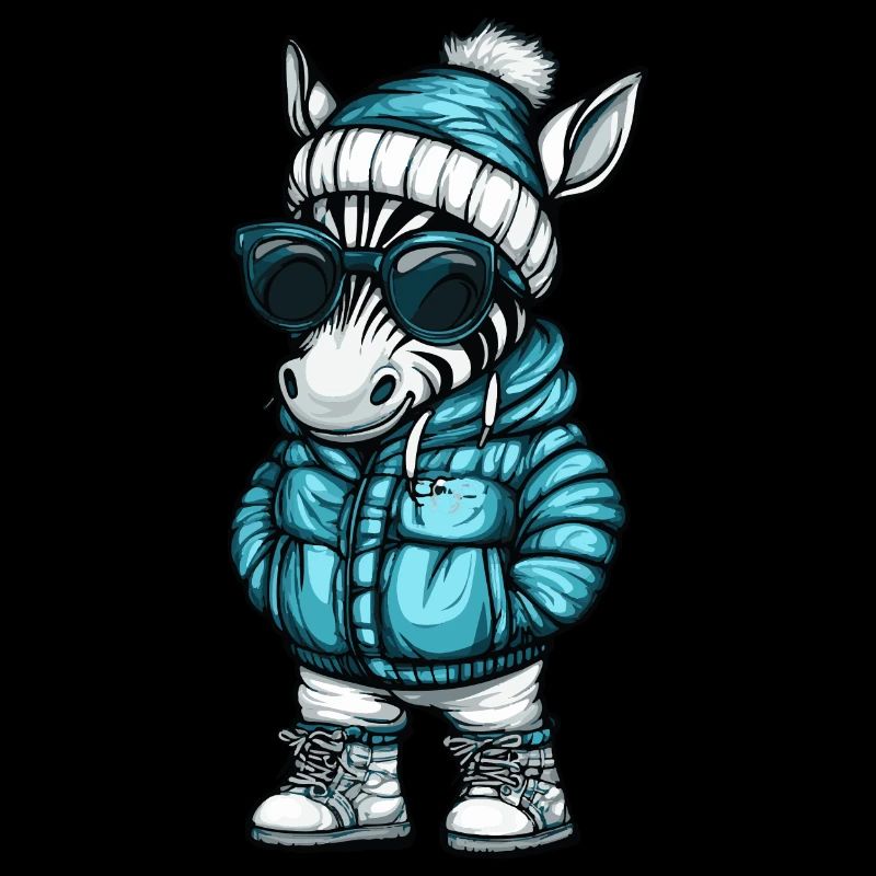 Zebra Winter Comic