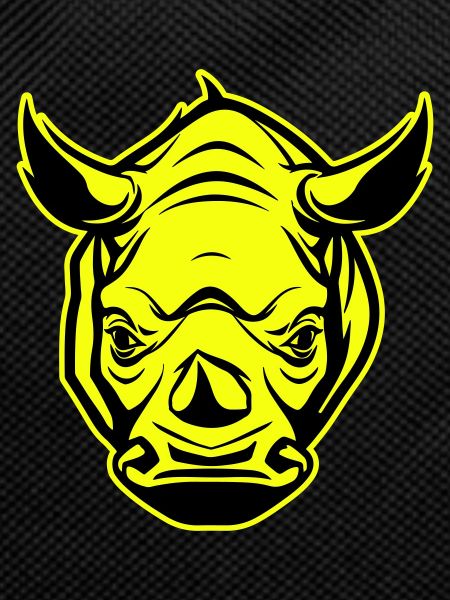 Rhino Head Portrait Icon