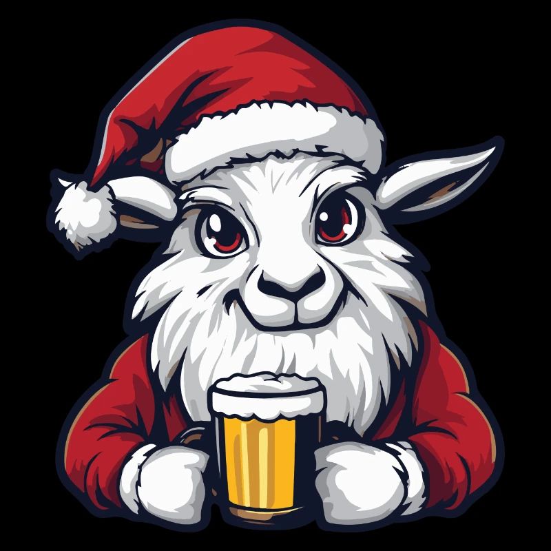 Bergziege Bier Xmas Weihnachten