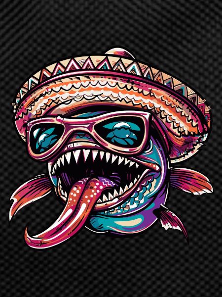 Piranha Fish Sombrero